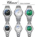 Fashion Couple Watches Men and Women Business Luxury Stainless Steel Quartz Wristwatch Waterproof Luminous Couple Watch Pair Set