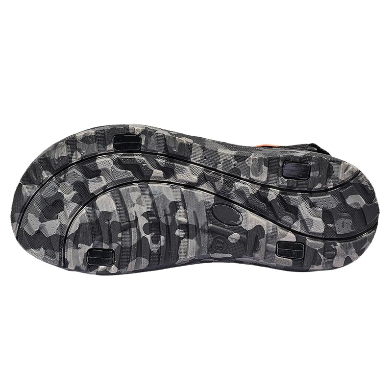 Men's Water Sandals Waterproof Arch Support Hiking Sandals Comfort Leather Sport Outdoor Sandals for Summer Beach Trail Walking