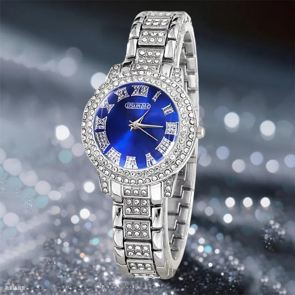 Couple Watches, 2-Piece Set Luxury Watch Set Classic Minimalist Large Dial Casual Versatile Quartz Watch Combo Set Holiday Gift