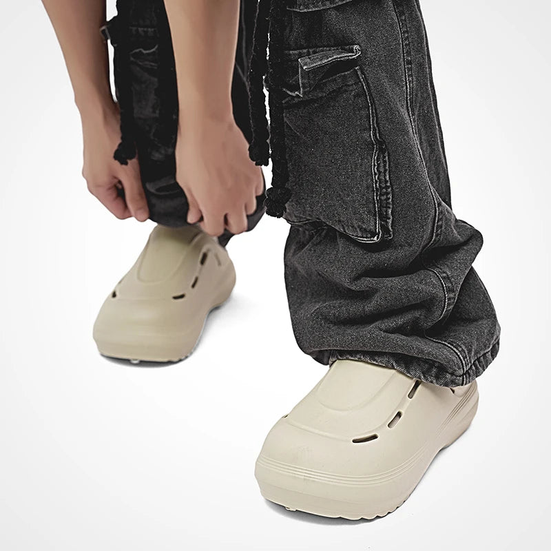 Men's Slippers Are Soft Comfortable Non Slip Wear-resistant Breathable for Indoor and Outdoor Trendy and Versatile
