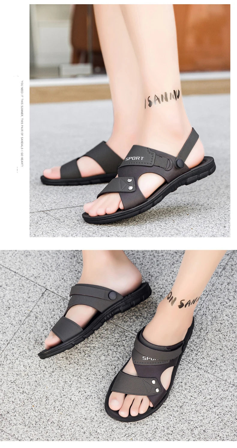 Hot Sale Men Sandals Casual Shoes Outdoor Walking Sandals for Men Beach Shoes Men slippers Open Toe Flat
