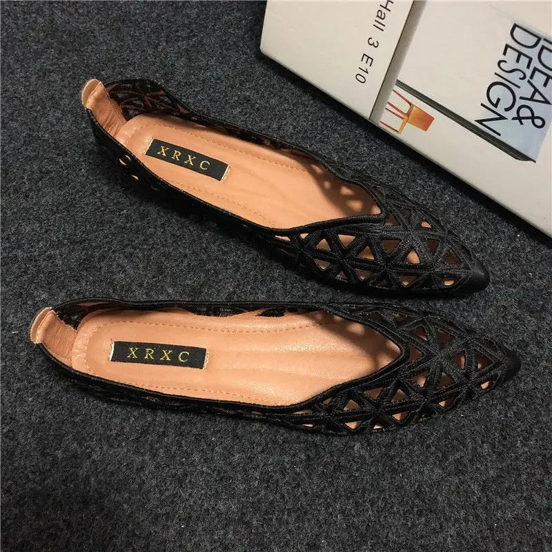 Woman Flats Korean Style Shoes for Women Pointed Toe Casual Beau Today Lastest On Sale High Quality Fashion Stylish Vacation