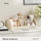 Cosmetics Storage Box Home Dressing Table Desktop Large Capacity Multi-functional Skin Care Products Compartment Shelf