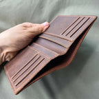 Custom Mens Wallets with Names Leather Wallet for Men Genuine Leather Men Wallets Personalised Gifts for Men Drop Shipping