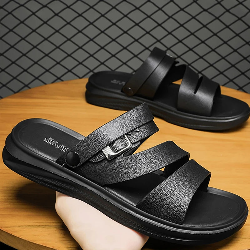 Men's Sandals New Style Men's Two Wear Indoor and Outdoor Comfortable Non slip Casual Outerwear Fashion Sports Men's Cool Slippe