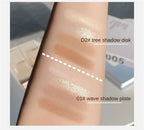 Cosmetics Essential Ins Four-color Not Easy To Fly Powder One-piece Disc Eye Makeup Demand Beauty And Health Popular Earth Color