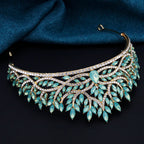 Tiaras and Crowns Bridal Jewelry Set for Women Necklace Earrings for Wedding Dress Accessory Crown And Jewelry for Brides