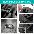 Ring Bender Bending Machine Kit Multi-Functional Metal Ring Bending Machine for Gold Silver and Copper Jewelry Making Tools