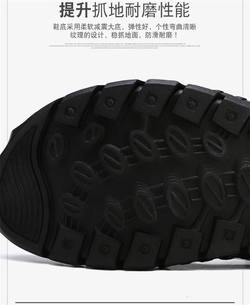 2023 Sandals Summer Men Leather  Classic Men Shoes Slippers Soft Sandals Men Roman Comfortable Outdoor Walking Footwear