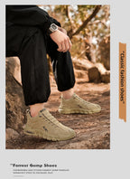 Men's Work Shoes 2025 New Sle Breathable Slip-On Anti-Slip Wear-Resistant Casual Sports Shoes Thick Bottom Labor Protection