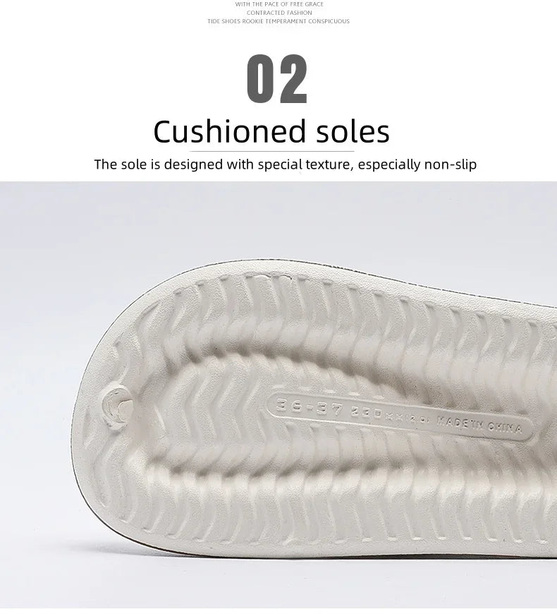 Woman flip flops Popular Design Shoes  trend Casual Platform Sandals non-slip Outdoor slippers Unique features Flat sandals