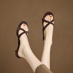 High Heels Slippers Elegant Women's Sandals Fashion Woman Shoes Summer 2025 Pumps Party Slides New Sexy Dress Mujer De Sandalias