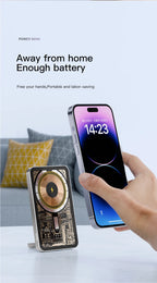 2024 New High quality aluminum alloy Power Banks Backup Battery Macsafe Powerbank Magnetic Wireless Phone Charger