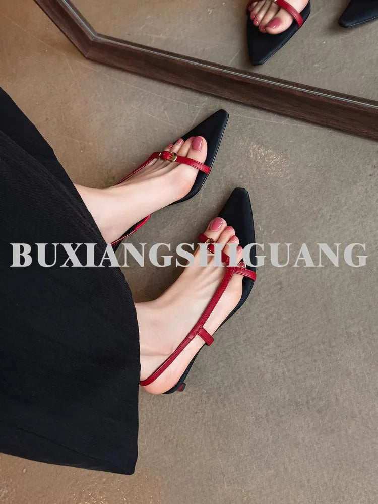 Women's Sandals Are Fashionable and High-end To Wear in Summer, Exquisite 2025 New Style with Skirts and Shoes