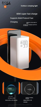 500000mah 100000mah 200000mah 300000mah Upgraded Version Super Powerbank Fast Charge Portable Power Bank Super Large Capacity