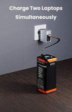 Power Bank 50000mAh 100W PD PPS Super Fast Charging Portable Spare Battery Type-C Retractable Cable Powerbank For Phone Laptop