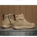 New Male Shoes Spring Autumn Men's Boots High Cut Footwear Quality Offers Cheap Original Deals Y2k Size 45 Designer Classic Sale