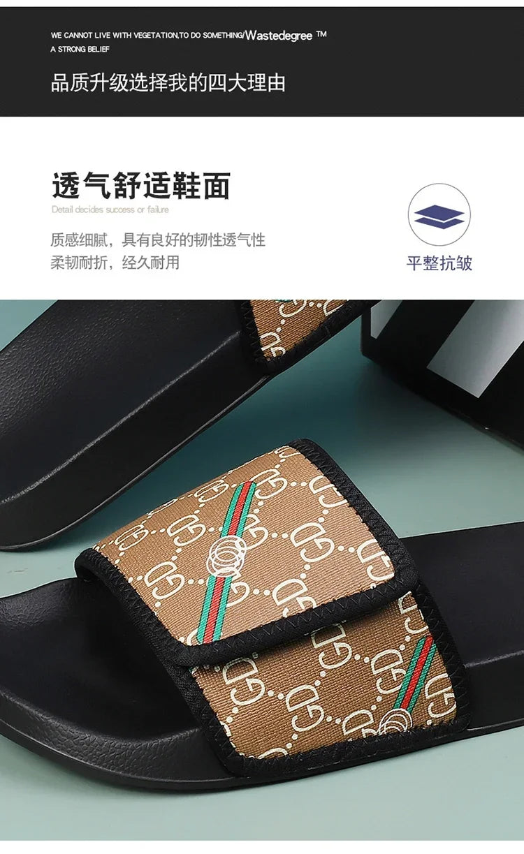 Men's Luxury Sandals Man 2024 High Quality Shoes Mens Sandal for Men Sandel Summer Shoes Sale Replica Brand Sandals Slipers Flat