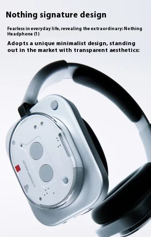 Nothing Headphone (1) Bluetooth Headphone 40mm Dynamic Driver Wireless Headphone 1 Quick Charge ANC Headset Support AAC SBC LADC