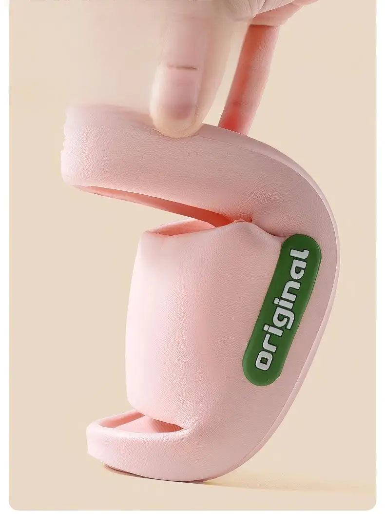 Men's Non-Slip Slippers for Women Summer New Indoor Home Soft Bottom Middle-Aged and Elderly Couples Bathroom Bathing Slippers for Men