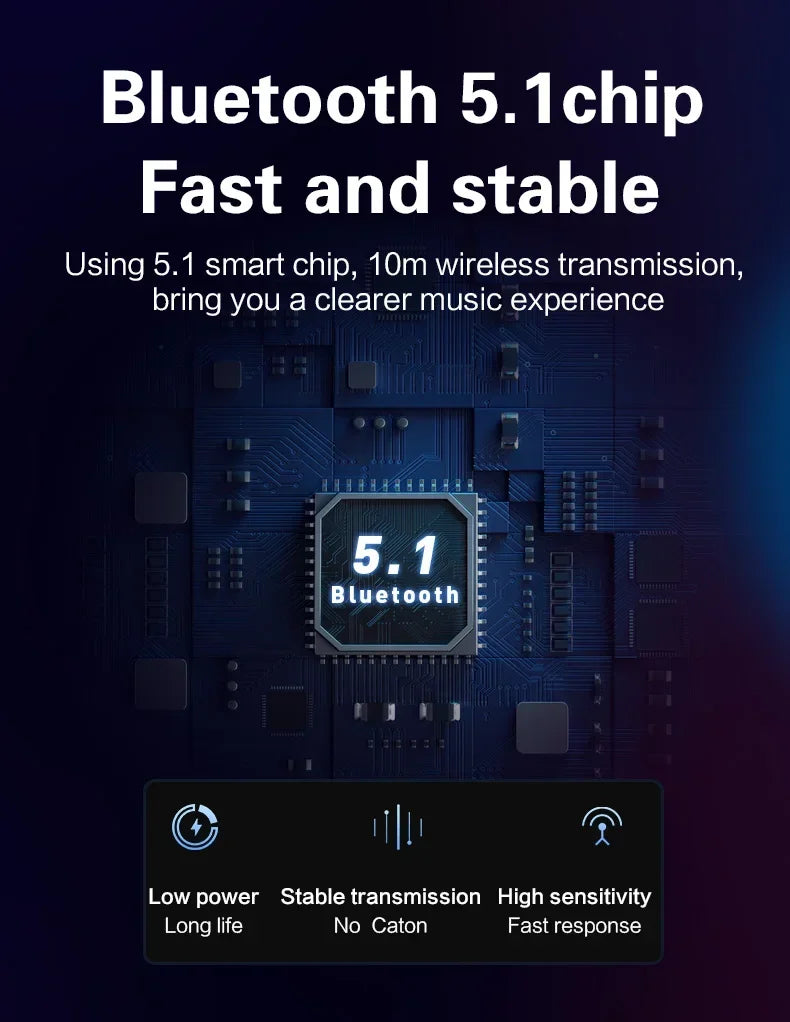 Wireless Bluetooth Headphones Hi-Res Audio Over The Earphone Bluetooth 5.3 Wired Dual-mode Headset with Microphone AUX Cable