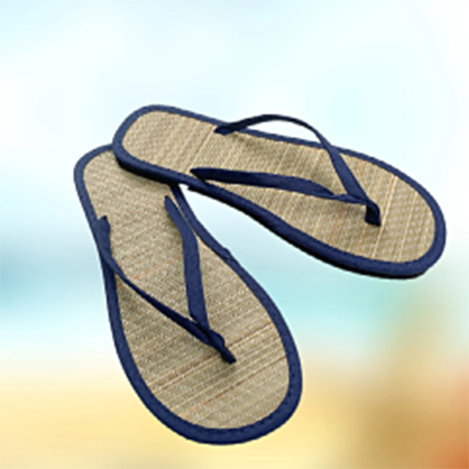 Women Flat Flip-flops Slippers Comfortable Non-slip Sandals Bamboo Rattan Flip Flop Home Bathroom Fashion Slippers Zapatos 2022