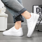 Men's Shoes Explosion Thick Soled Leather Small White Shoes Men's Trendy Shoes with Fashion Board Shoes Street Casual Shoes