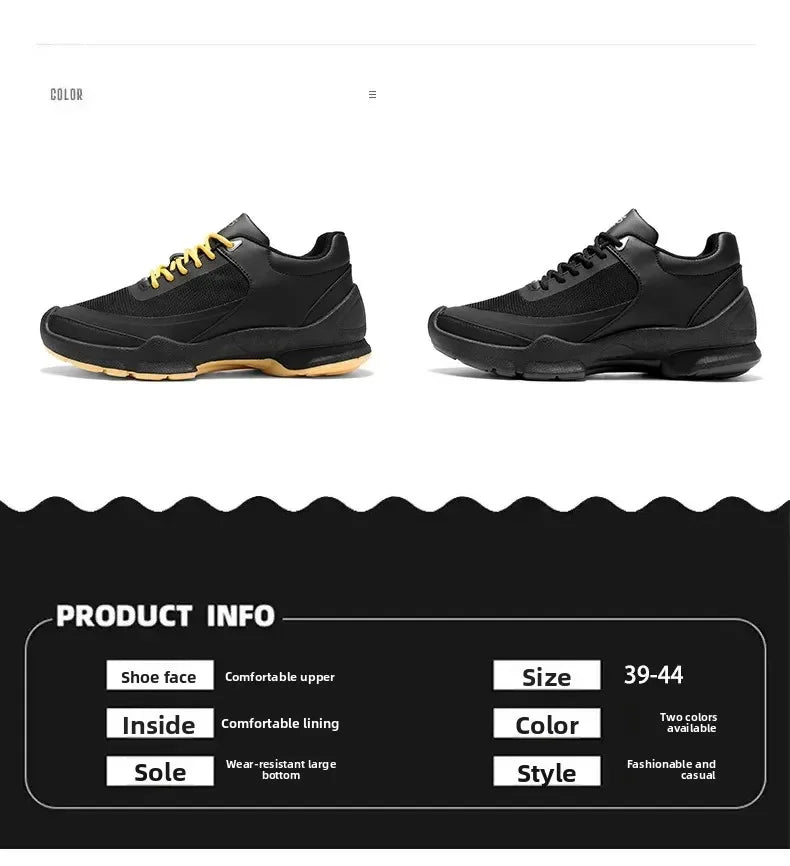 Men's Casual Sports Shoes Are Mainly Designed By The Brand, Featuring Original Anti-slip Flat Heels and Breathable Mesh Shoes