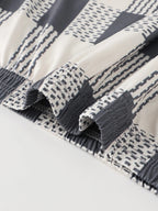 Men Panties Men's Polka Plaid Pants with Flat Corners Loose and Comfortable Skin Friendly Fat Pants Breathable Men Underpant