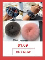 Women Winter Warm Faux Fur Cuff Arm Warmer Soft Elastic Wrist Slap On Cuffs Lady Bracelet Fur Wristband Gloves Sleeves Accessory