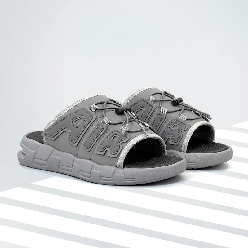 Man‘s Sandals Thick Sole Non-slip Fashion Trend Sports Slippers For Men Outdoor Footwear Size 40-49 Suitable Summer