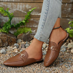 Women Slippers Spring Autumn Summer Flat Slip-On Slippers Lightweight Open-Toe Sandals Elegant Fashion Women Shoes Slides Women