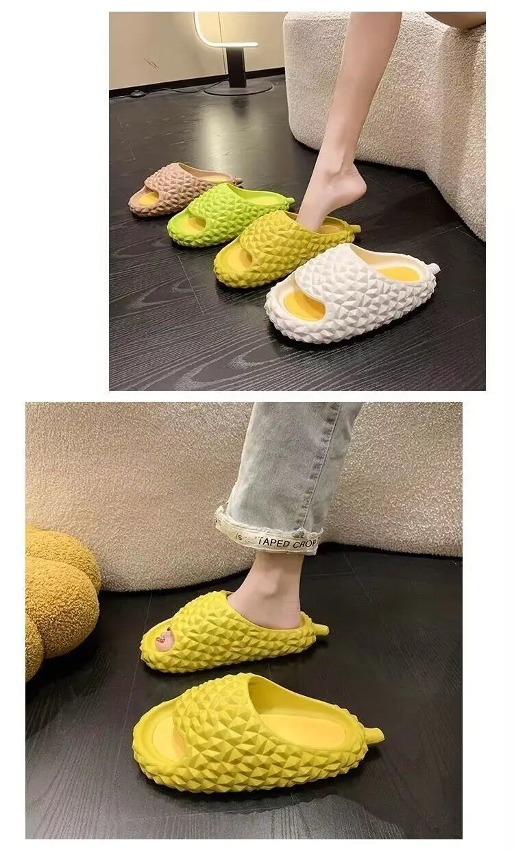 Women's Home Slippers 2023 New Arrivals Durian Slipper Summer Couples Casual Comfort Flip Flops Woman Flats Beach Shoes Slides