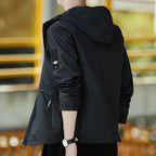 Men's Jackets Waterproof Military Hooded Jacket Windbreaker Outdoor Camping Sports Coat Male Clothing Thin Overcoat 5XL 6XL 7XL