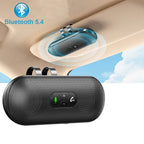 Bluetooth 5.4 Handsfree Speaker Sun Visor Clip Speakerphone Handsfree Car Kit MP3 Music Player Audio Receiver Visor Clip