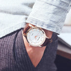 Famous Brand Couple Quartz Watch for Men Women Leather Belt Casual Fashion Wrist Watches Luxury Clock Wholesale