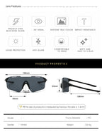 Cycling Sunglasses Men Women Sun Glasses For Mirror Lens Road Riding Bike Sport Glasses Fishing Running Eyewear UV400