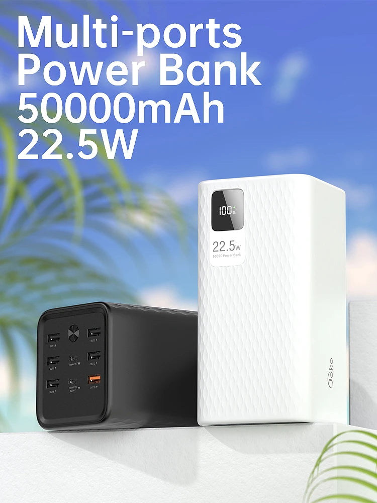 Power Bank 30000mAh With 20W PD 22.5W QC Quick Charging Powerbank Support FCP AFC  VOOC 22.5 Portable PoverBank 20000mAh