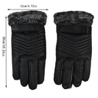 Winter -20 Degrees Cold-proof Ski Gloves Men Windproof Waterproof Keep Warm Gloves Touchscreen Anti Slip Soft Fluff Gloves