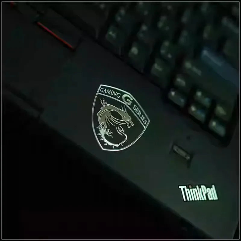 msi metal sticker for laptops, mobile phones, computers, cars, power banks and tablets