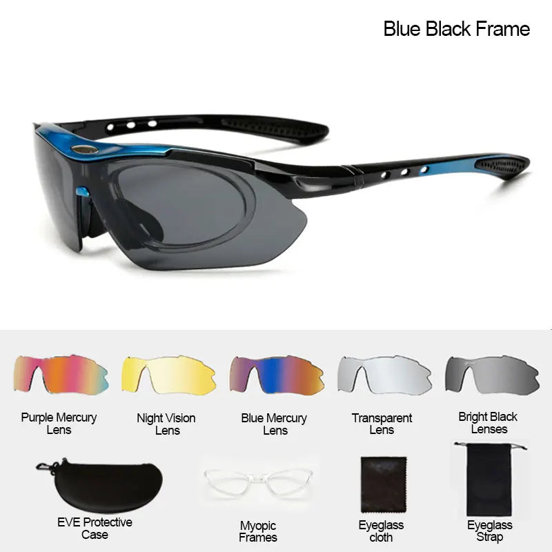 Cycling Sunglasses Sports Men Glasses Road Bicycle Glasses Mountain Bike Riding Protection Goggles Eyewear Women Sun Glasses