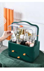 Cosmetic organizing box, tabletop dresser drawer, jewelry shelf, high-end feel, large-capacity skin care product storage box