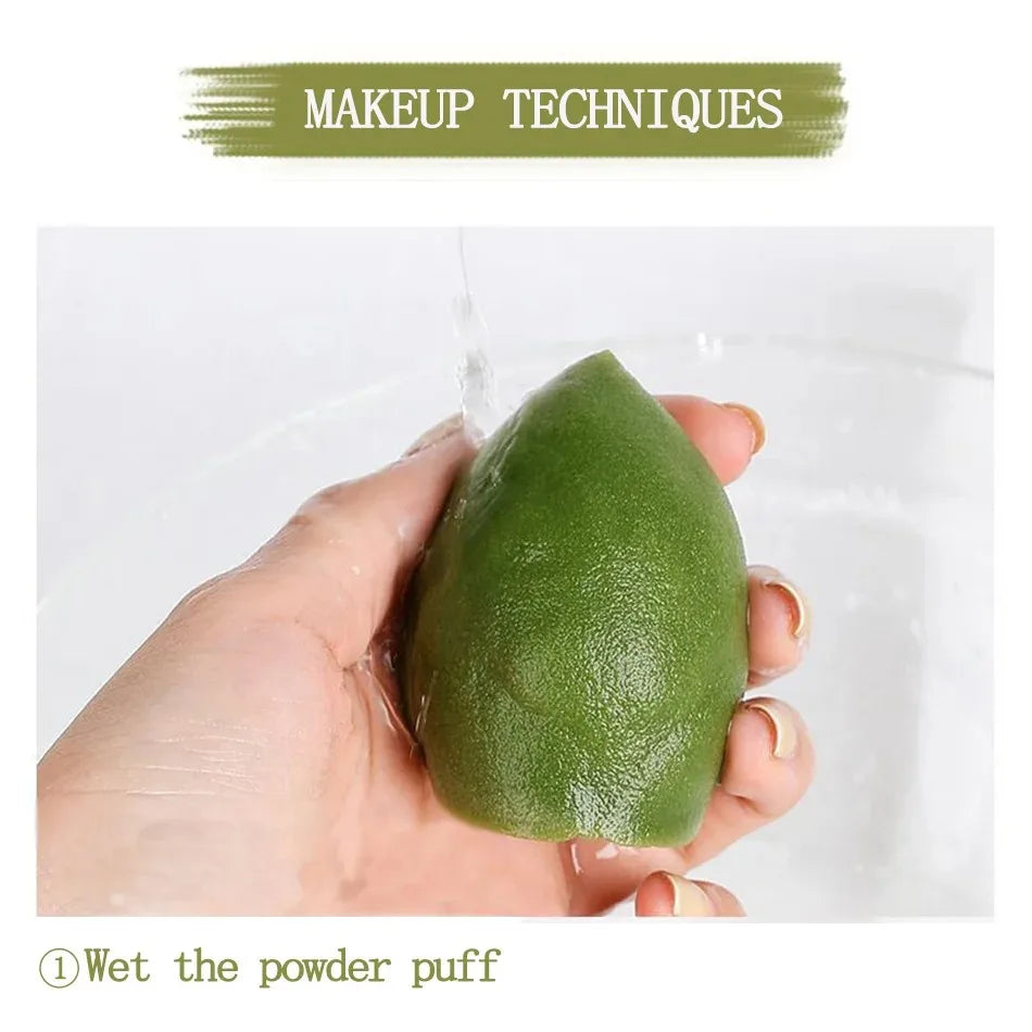 3 cosmetic sponge sets, cosmetic egg, dry and wet, cosmetic sponge for liquid foundation, honey powder and foundation make-up