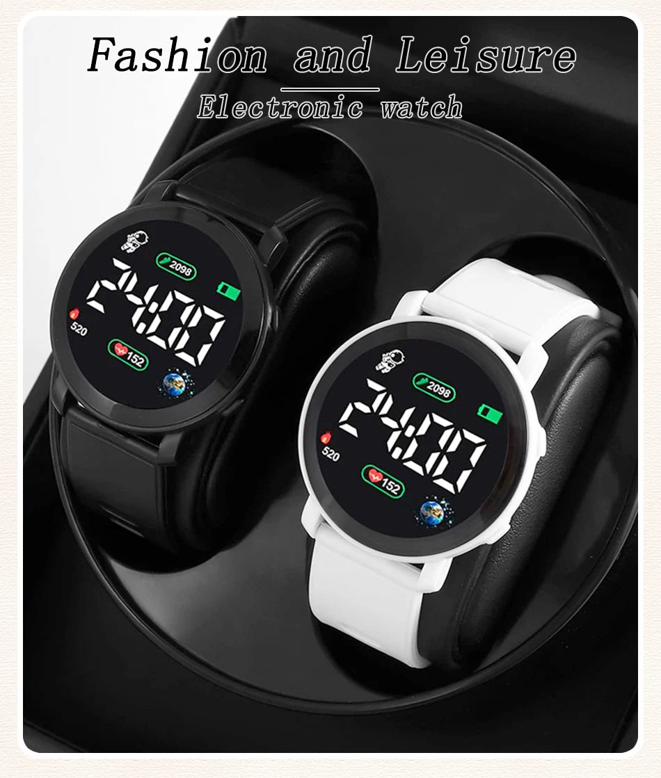 Couple Watches LED Digital Watch for Men Women Sports Army Military Silicone Watch Electronic Clock Hodinky Reloj Hombre