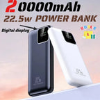 20000mAh Power Bank External Battery 22.5W Fast Charging Portable Charger for IPhone Xiaomi Huawei Poco Powerbank 2025 New