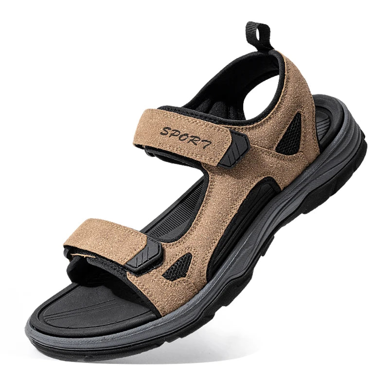 Summer Sandals for Men Breathable Outdoor Casual Sandalies Shoes Fashion Beach Non Slip Walking Shoes Size 40-46