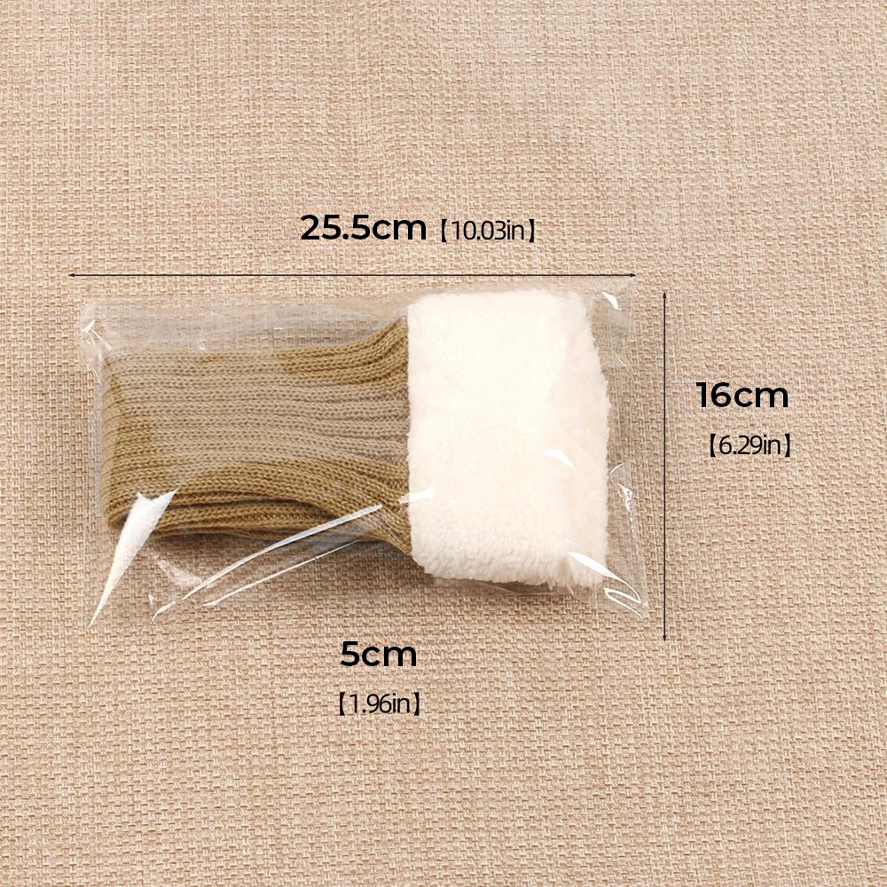 Winter Christmas Ladies Warm Ribbed Knit Leg Warmers Womens LegWarmers Polar Fleece Neon Colored Boot Cuffs for Festive Occasion