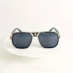 Stylish, Exquisite, Sexy and Elegant Square Glasses, Unique Temple Design, Suitable for Men and Women Outdoor Sports, Parties, Vacation, Travel, Driving, Fishing, Photo Props Provided