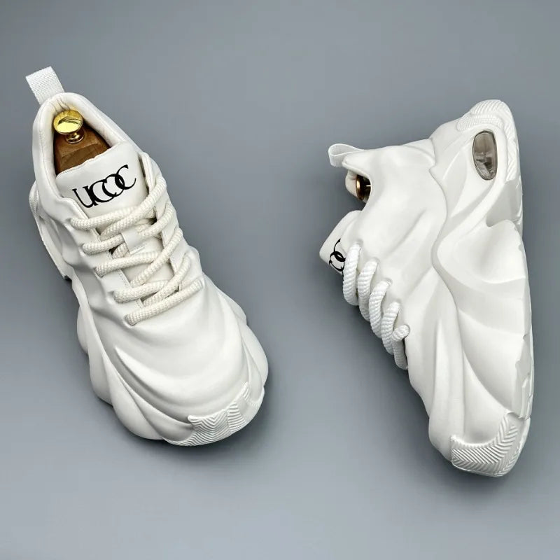 Men Shoes Designer Luxury Casual Sneakers Breathable Platform Shoes for Men Fashion Height Increasing Comfortable Non-slip Shoes