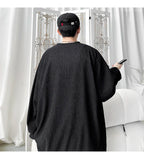 Men's High Street Long Sleeve T-Shirt - Trendy Casual Top Loose Fit Comfortable Wear, Modern Minimalist Style, Everyday Essentia